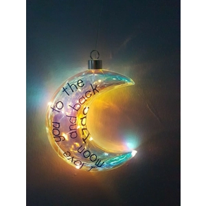 Iridescent Glass Moon H..