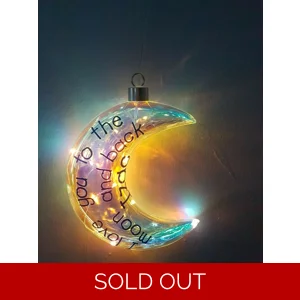 Iridescent Glass Moon H..