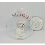Cat Glass Bauble