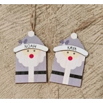 Wooden Christmas Tree Ornament, Santa, Snowman, Reindeer,