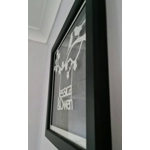 Love Birds Papercut Frame