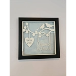 Love Birds Papercut Frame