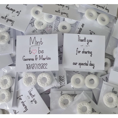Mint To Be Polo Wedding Favours (x10)