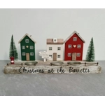 Scandinavian Village Scene Tealight holder (30cm)