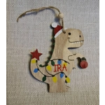 Dinosaur Wooden Hanging Ornament.