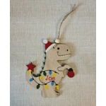 Dinosaur Wooden Hanging Ornament.