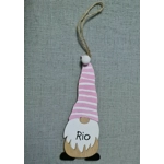 Gonk Wooden Christmas Tree Decoration