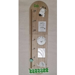 Wooden Height Chart With Photos Frames