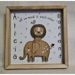 Safari / Animal Childrens Light Up Plaque