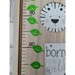 Wooden Height Chart With Photos Frames
