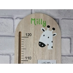 Wooden Height Chart With Photos Frames