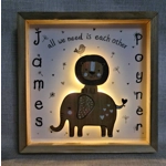 Safari / Animal Childrens Light Up Plaque