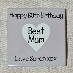 Ceramic Heart Coaster