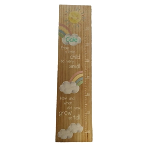 Rainbow Height Chart