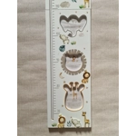 Safari Height Chart with Photos Frames