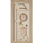 Personalised Height Chart With Photos. New Baby Gift, First Birthday Present, Christening Gift. Wood