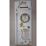 Personalised Height Chart With Photos. New Baby Gift, First Birthday Present, Christening Gift. Wood