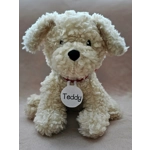 Personalised Cockapoo Cuddly Toy, 10/15 Inch Plush Dog Birthday Present. Cavashon, Poodle, Spaniel,