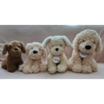 Personalised Cockapoo Cuddly Toy, 10/15 Inch Plush Dog Birthday Present. Cavashon, Poodle, Spaniel,
