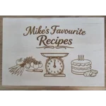 Large Wooden Recipe Box. Perfect Present