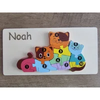Wooden Jigsaw Puzzle. Different Designs. Perfect..