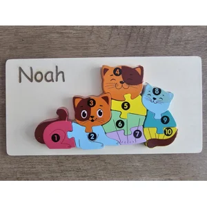 Wooden Jigsaw Puzzle. Differ..