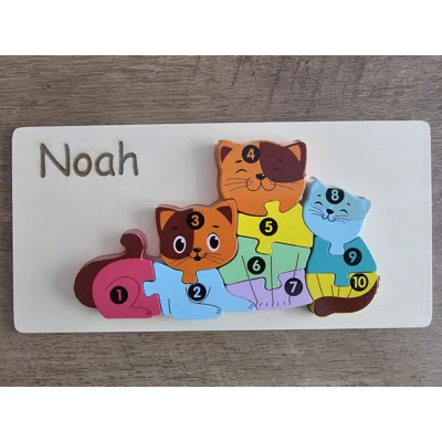 Wooden Jigsaw Puzzle. Different Designs. Perfect Gift For Childrens Birthday Present. D