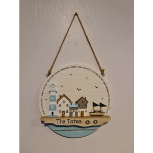 Nautical Wooden Wall Plaque
