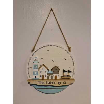 Nautical Wooden Wall Plaque
