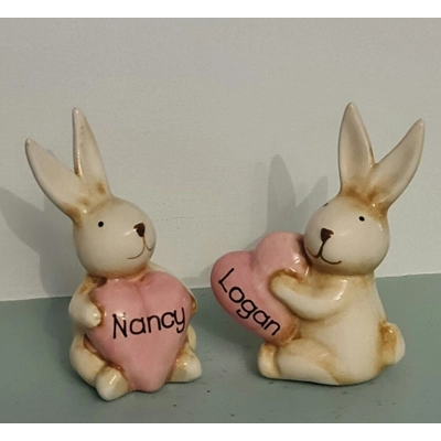 Ceramic Bunny Rabbit Figurine