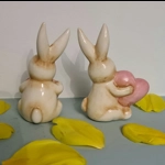 Ceramic Bunny Rabbit Figurine