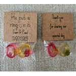 Engagement/Hen Do Party Favours Put a Ring On It (x10)