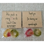 Engagement/Hen Do Party Favours Put a Ring On It (x10)