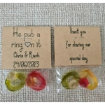 Engagement/Hen Do Party Favours Put a Ring On It (x10)