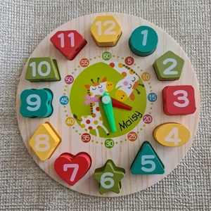 Wooden Clock. Children'..