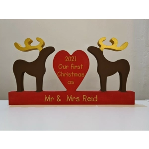 Reindeer Plaque Christm..