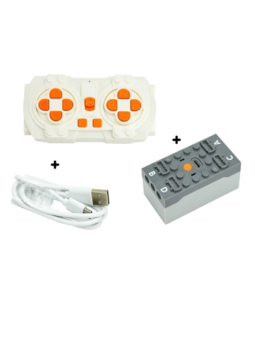 Polnilan baterija in štirikanalni daljinec