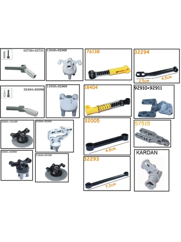 Posamezni kosi za podvozje