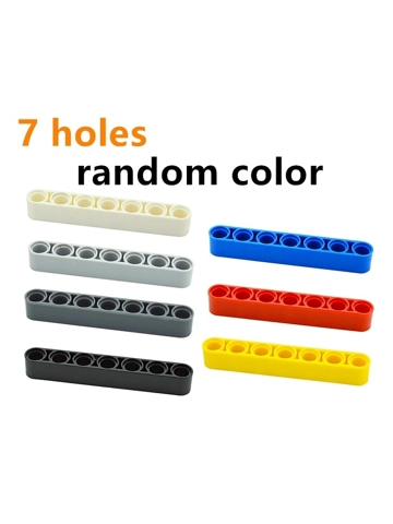 Tehnična kocka 1x7 z luknjami