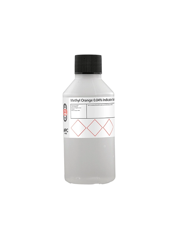 250ml 100ml Methyl Orange 0.04% Solution