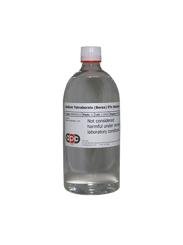 1L Sodium Tetraborate (Borax) 5% Solution