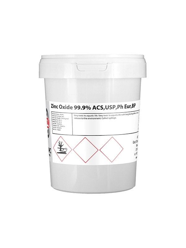 1kg Zinc Oxide 99.9% ACS,USP,Ph Eur,BP