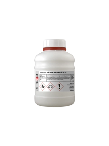 500ml Ammonia Solution 33-34% SG0.88