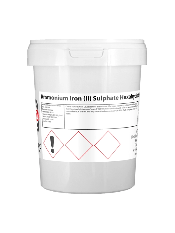 1kg Ammonium Iron (II) Sulphate Hexahydrate 99.9%