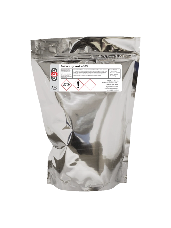 100g Calcium Hydroxide 98% Letterbox Friendly Pouch