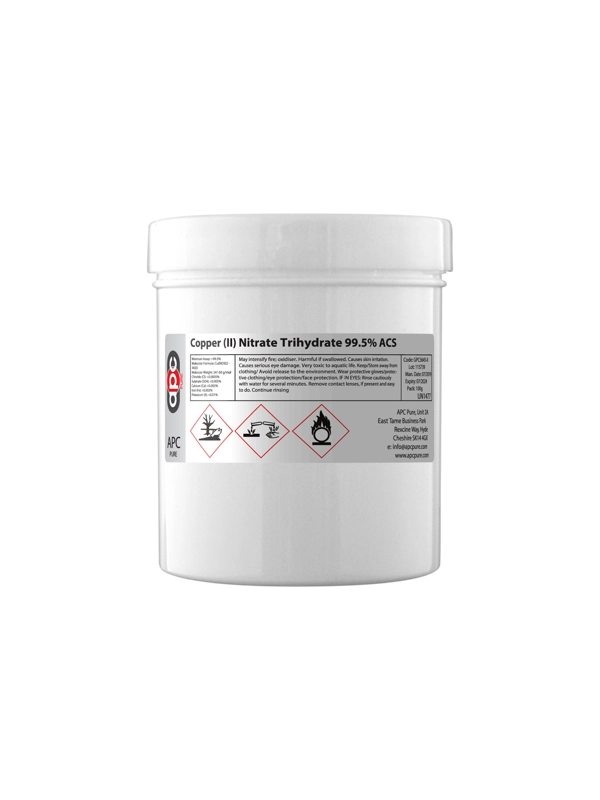 250g Copper II Nitrate Trihydrate 99.5% ACS
