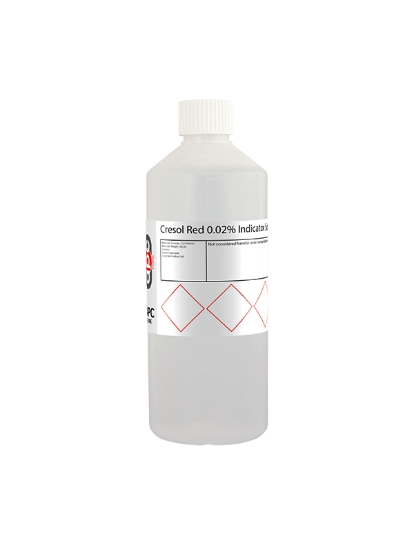 500ml Cresol Red 0.02% Indicator Solution