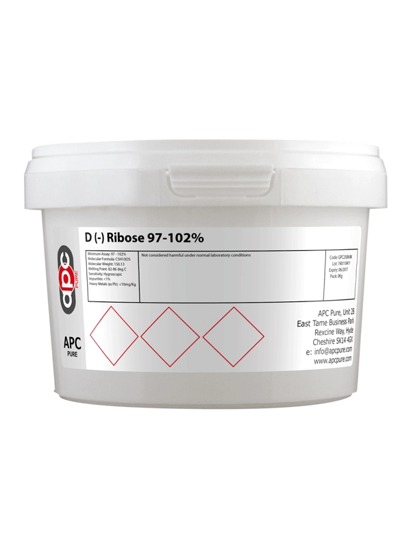 500g D (-) Ribose 97-102%