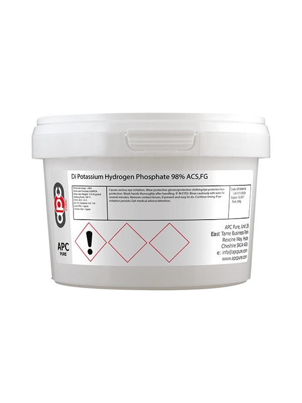 250g tub Di Potassium Hydrogen Phosphate 98% ACS,FG