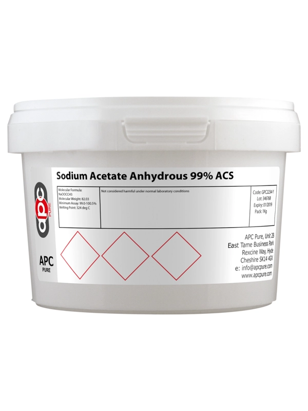 500g Sodium Acetate Anhydrous 99% ACS